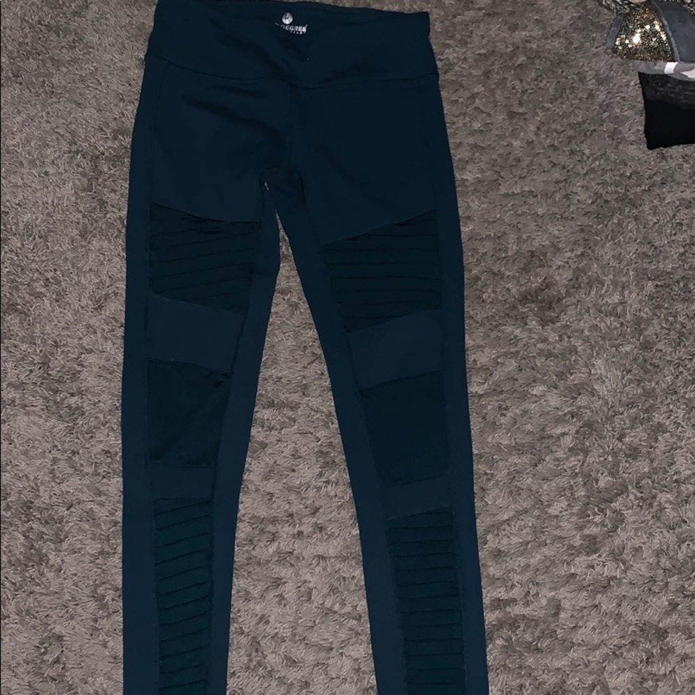 Blue leggings